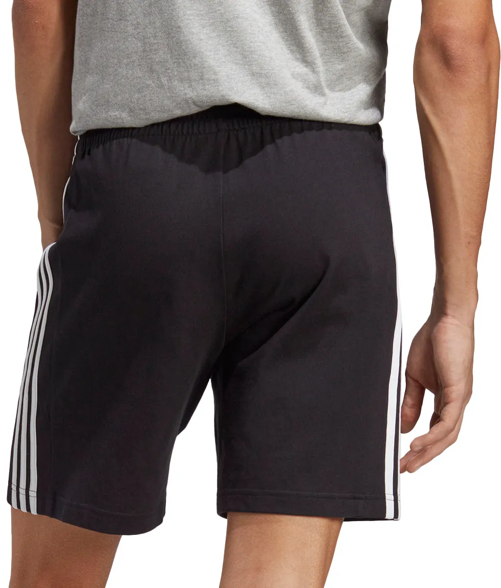 adidas Essentials 3 Stripes 7 Inch Mens Shorts - Black