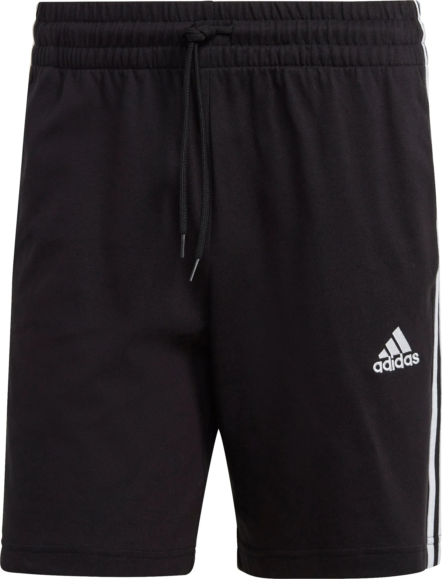 adidas Essentials 3 Stripes 7 Inch Mens Shorts - Black