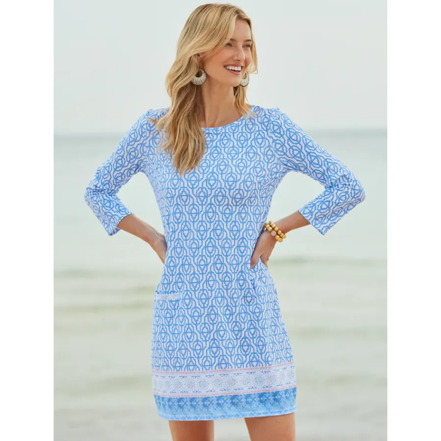 Cabana Life Classic Cabana Shift Dress 495-LC-1022 - Lake Como Marine