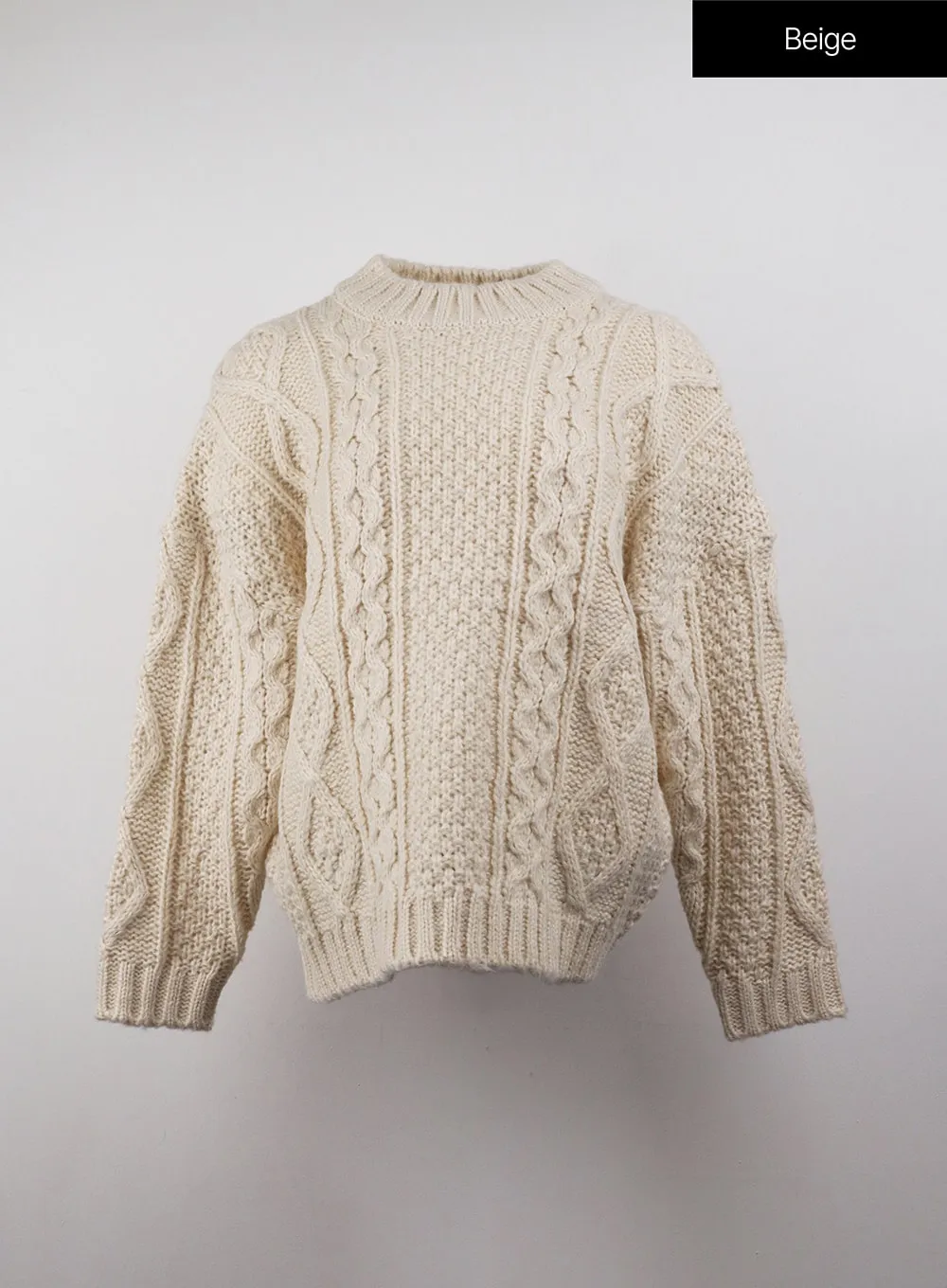 Cable Knit Sweater OJ412