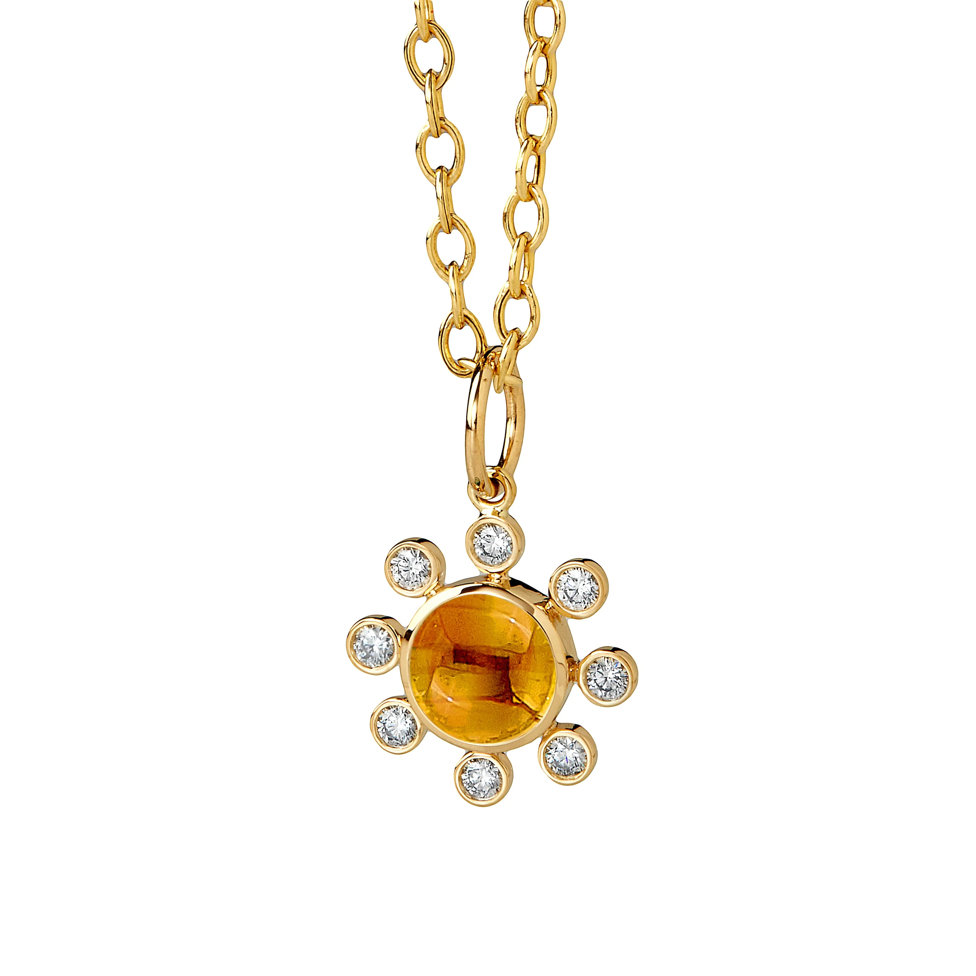 Candy Gemstone Diamond Pendant