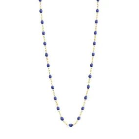 Classic Gigi Bleuet necklace, Yellow Gold, 17.7"