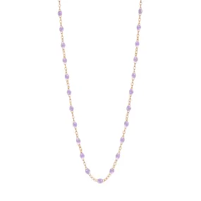 Classic Gigi Lilac necklace, Rose Gold, 16.5"