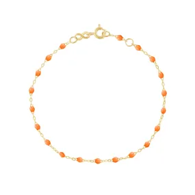 Classic Gigi Mandarine bracelet, Yellow Gold, 5.9"