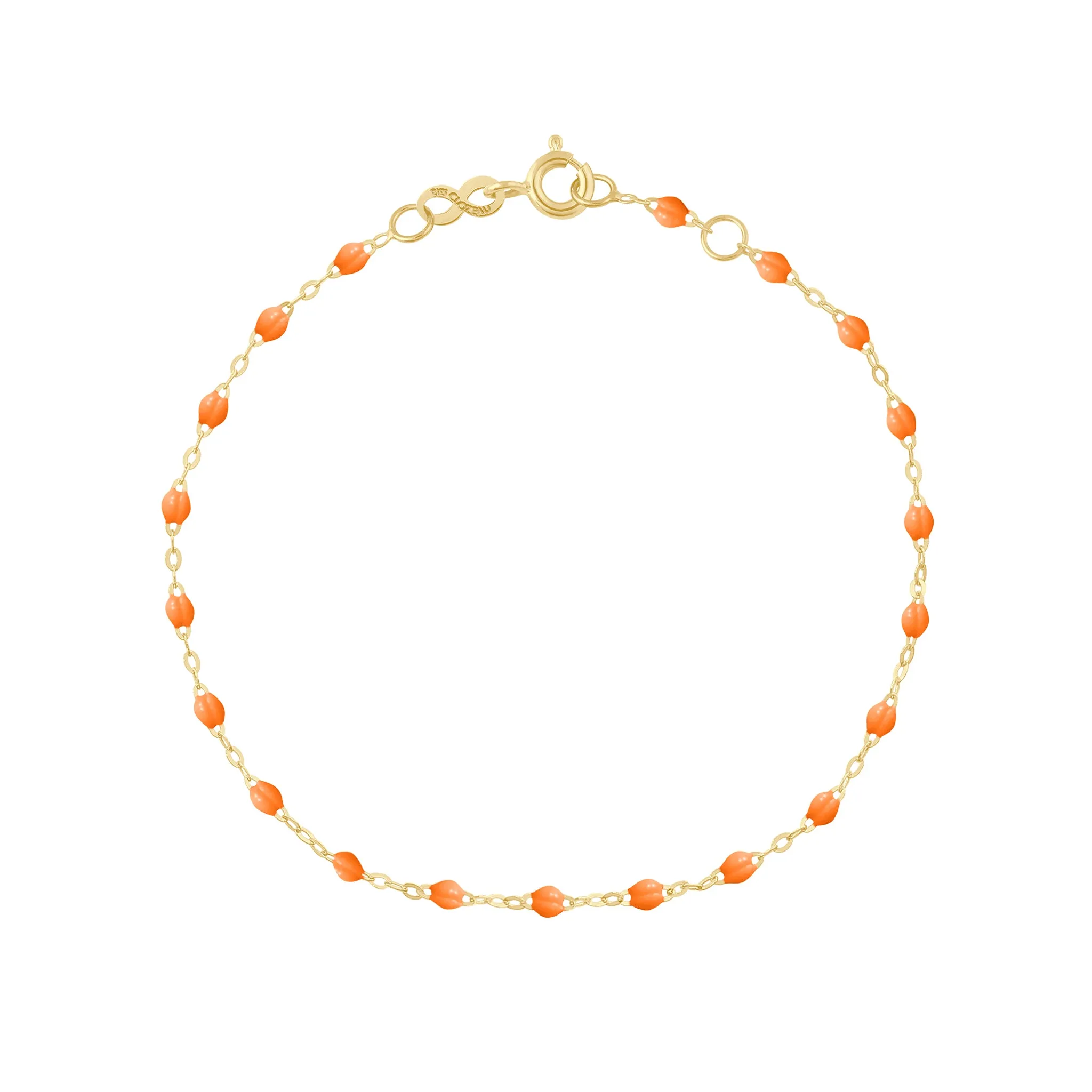 Classic Gigi Mandarine bracelet, Yellow Gold, 5.9"