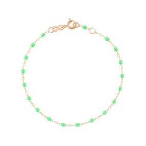 Classic Gigi Neon Anklet, Rose Gold, 9.4"