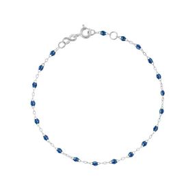 Classic Gigi Sapphire bracelet, White Gold, 5.9"