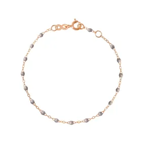 Classic Gigi Silver bracelet, Rose Gold, 6.7"