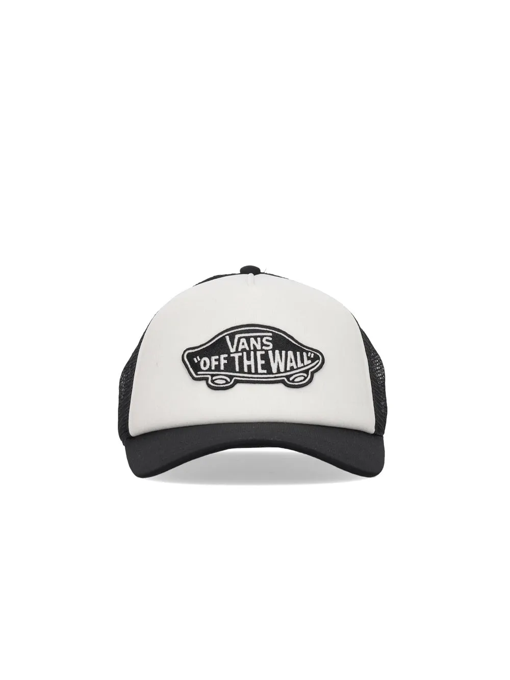 Classic Patch Curved Bill Trucker - Black White