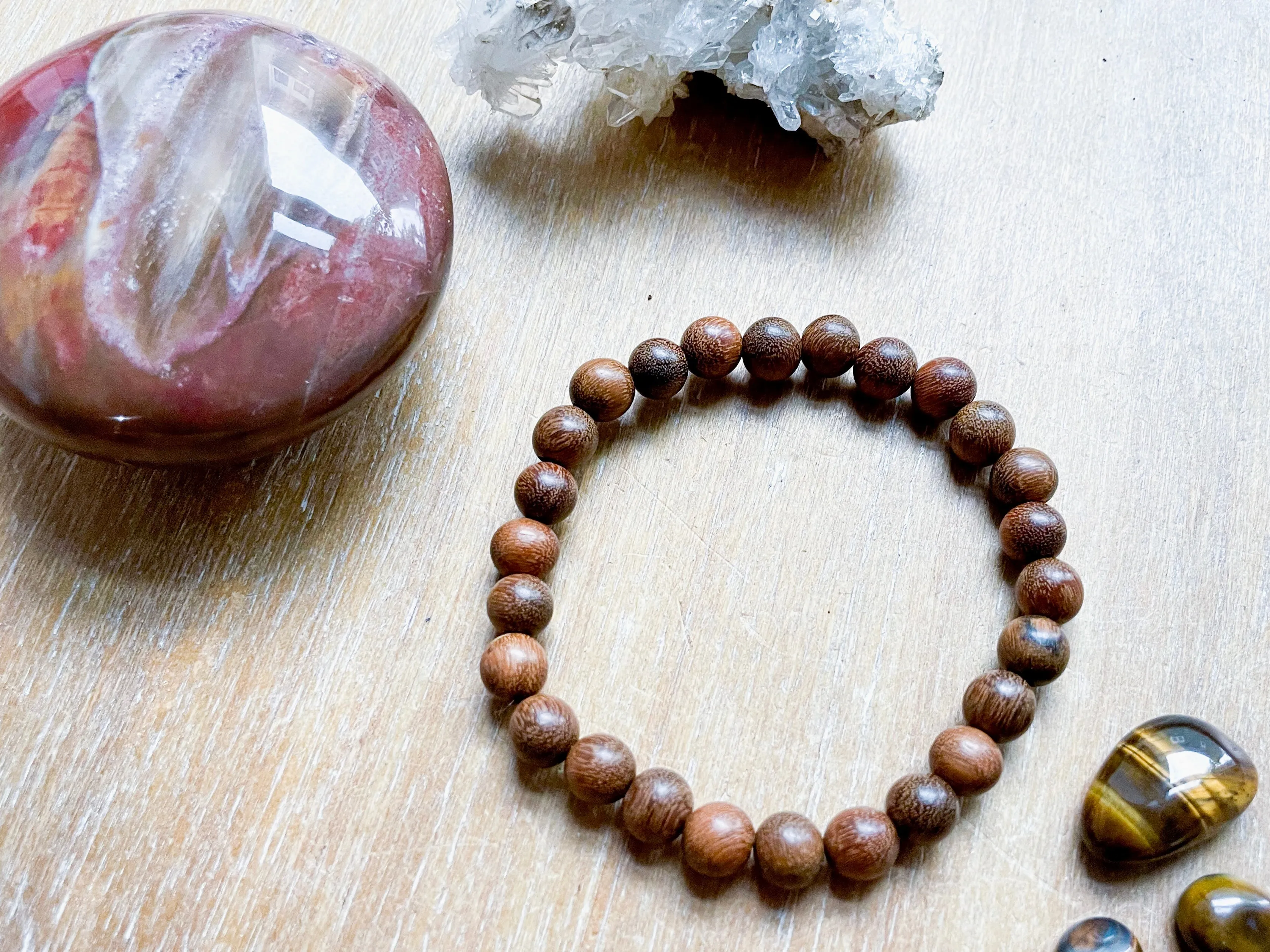 Ebony Wood Bracelet || Reiki Infused