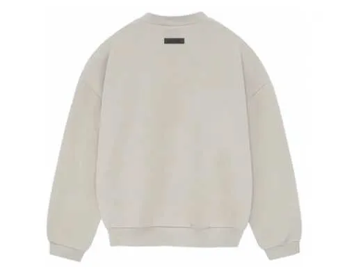 FEAR OF GOD ESSENTIALS CREWNECK SILVER CLOUD