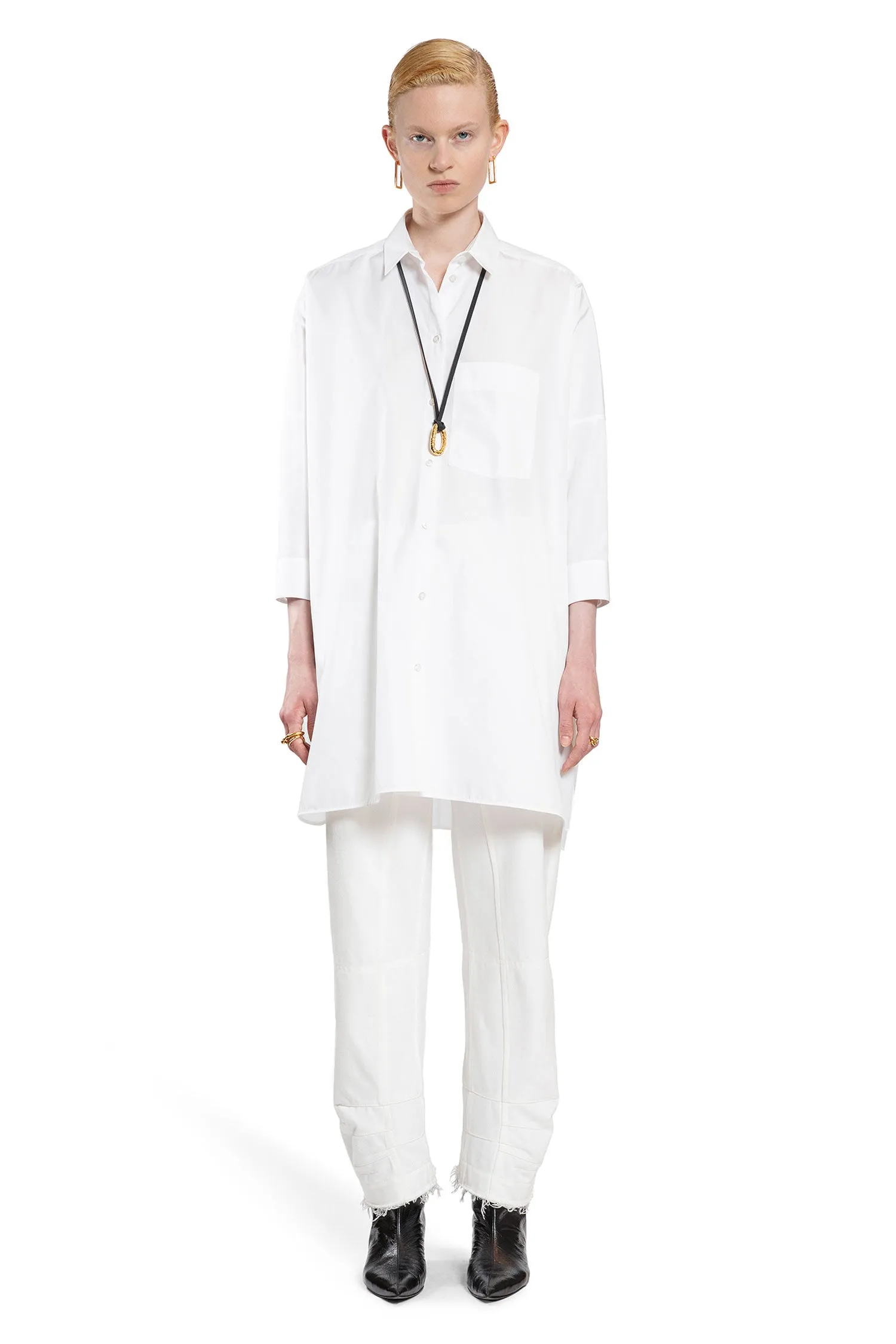 JIL SANDER WOMAN WHITE SHIRTS