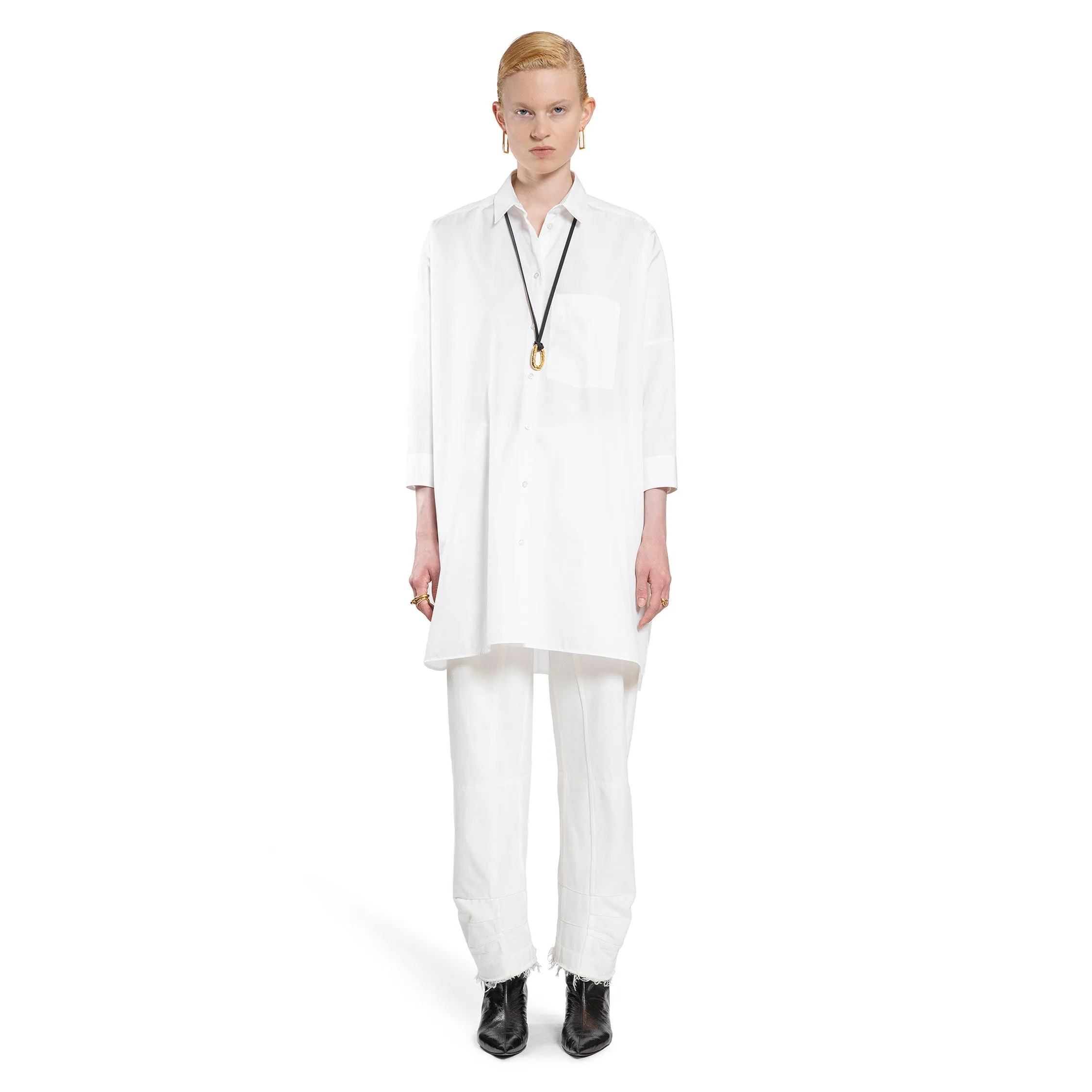 JIL SANDER WOMAN WHITE SHIRTS