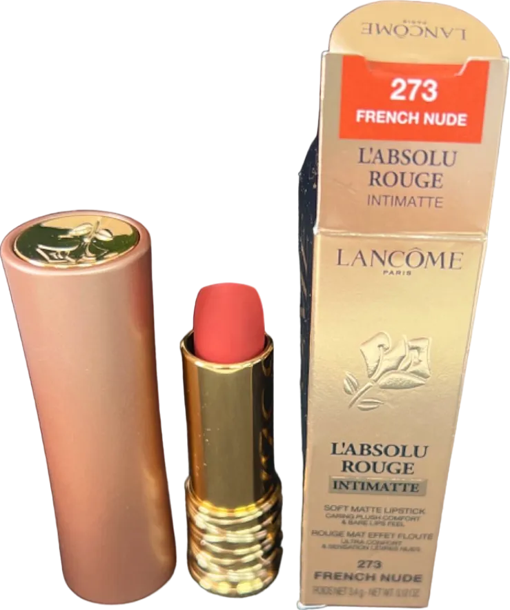 Lancome L'Absolu Rouge Intimatte Lipstick French Nude 3.4g