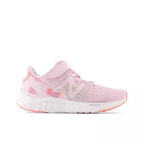 New Balance Light Raspberry Arishi v4 Bungee Lace Children’s Sneaker