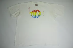 Phish Rainbow Bubbles Fish Single Stitch 90's Oneita Concert Tour Band T-Shirt