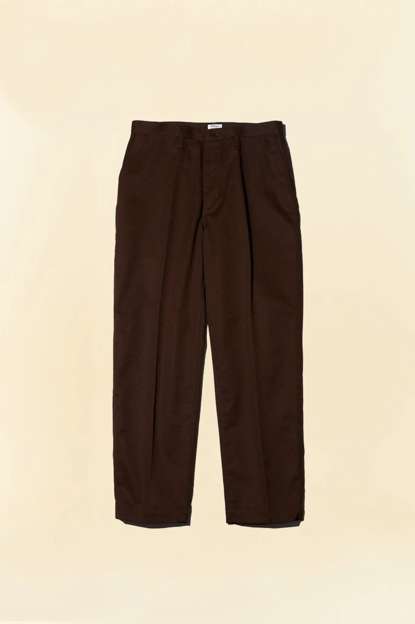 Radiall Motown Wide Tapered Fit Work Pants - Brown