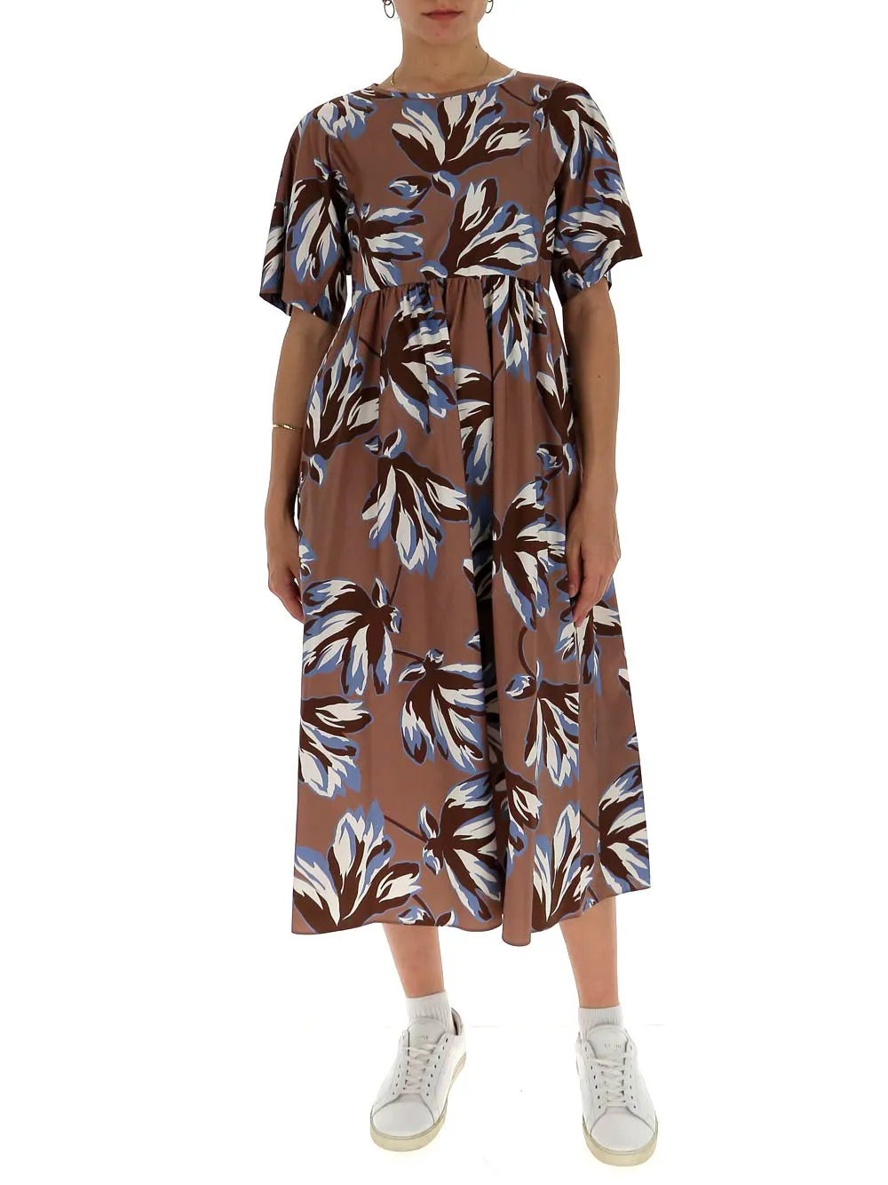 'S Max Mara Floral Midi Dress