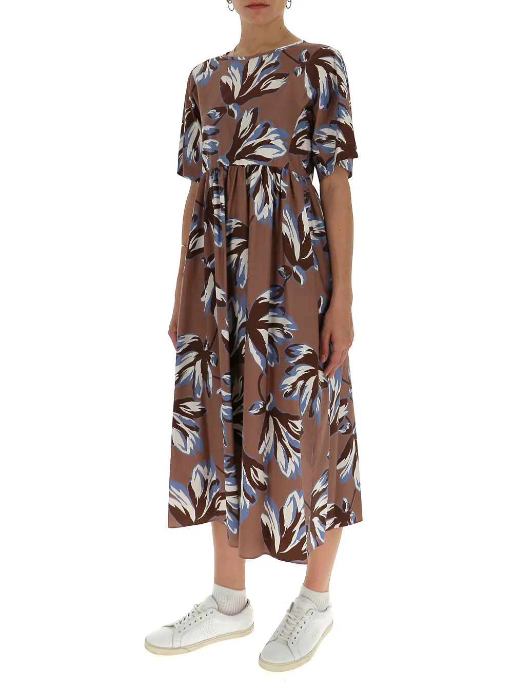 'S Max Mara Floral Midi Dress