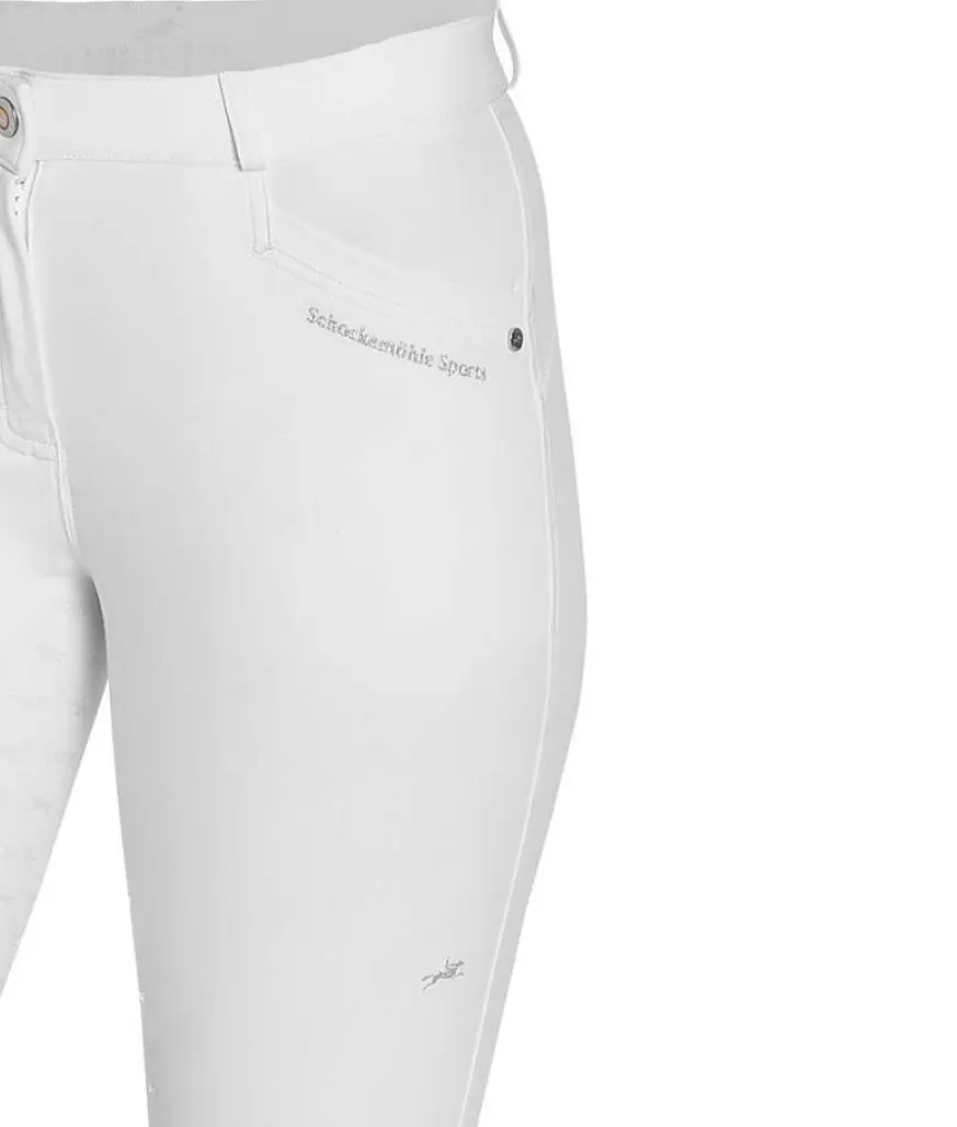 Schockemöhle Cindy Full Seat Breech -White - SALE