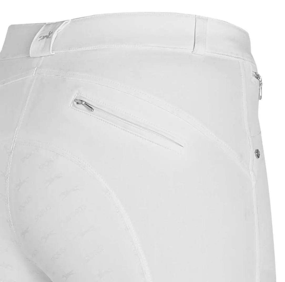 Schockemöhle Cindy Full Seat Breech -White - SALE