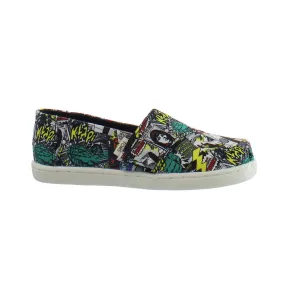 Toms Classic Marvel Print Multicolor Kids Plimsolls