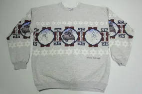 Whistlin' Jack Lodge Vintage 80's Polaris Snow Mobile Made in USA Crewneck Sweatshirt