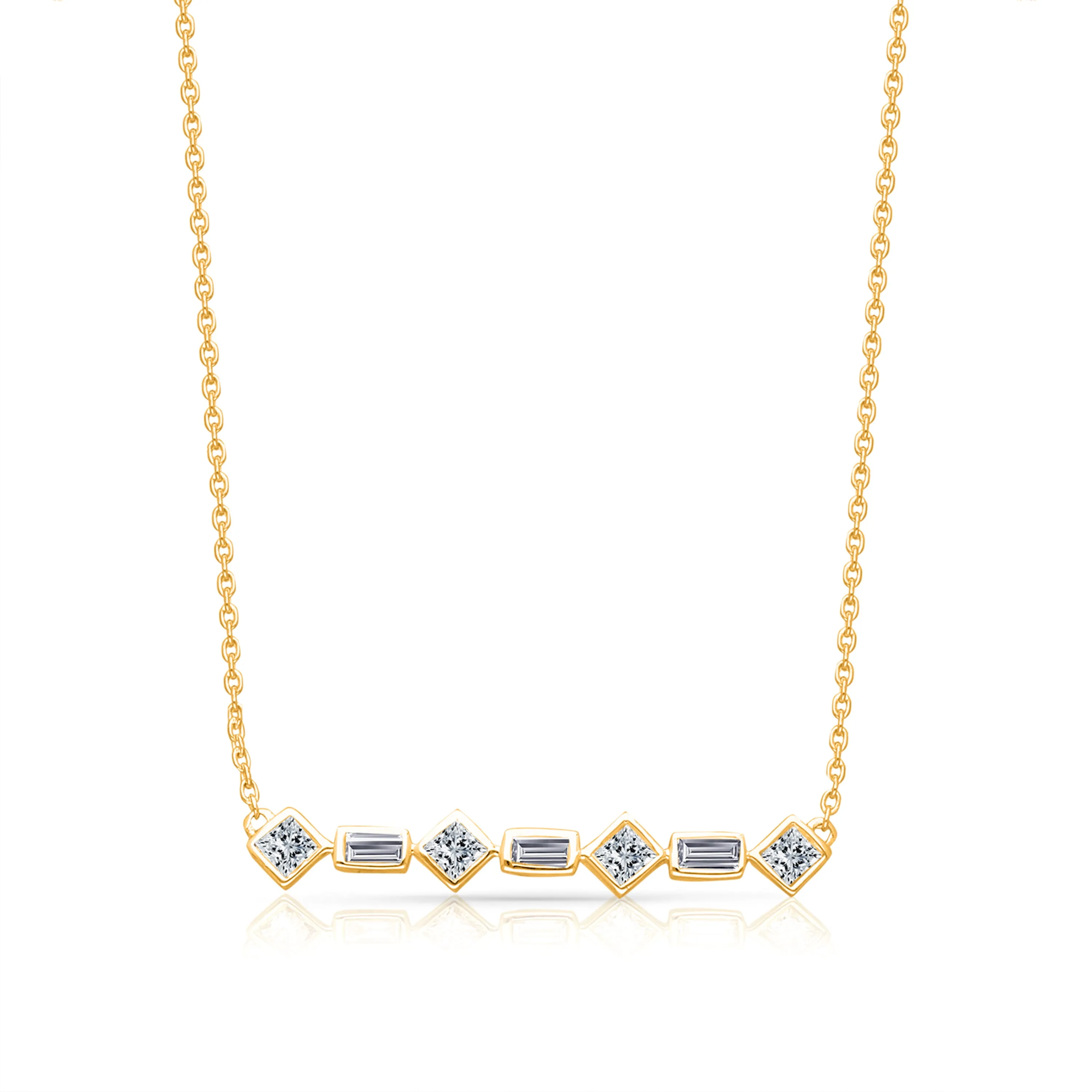 Yellow Gold Diamond Legendary Necklace