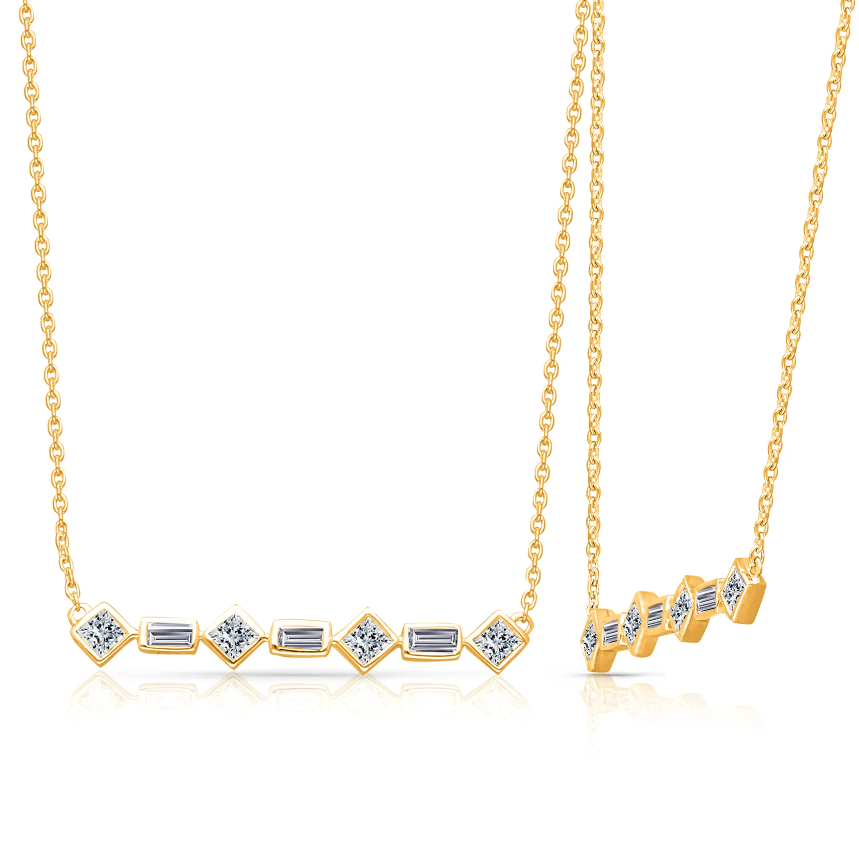 Yellow Gold Diamond Legendary Necklace